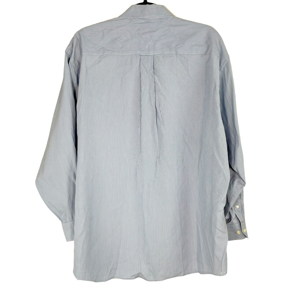 Tommy Hilfiger Blue Stripe Button Down Shirt - Picture 2 of 8